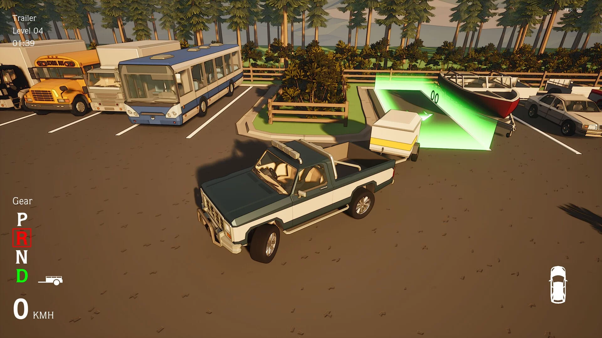 Изображение игры: Parking Simulator