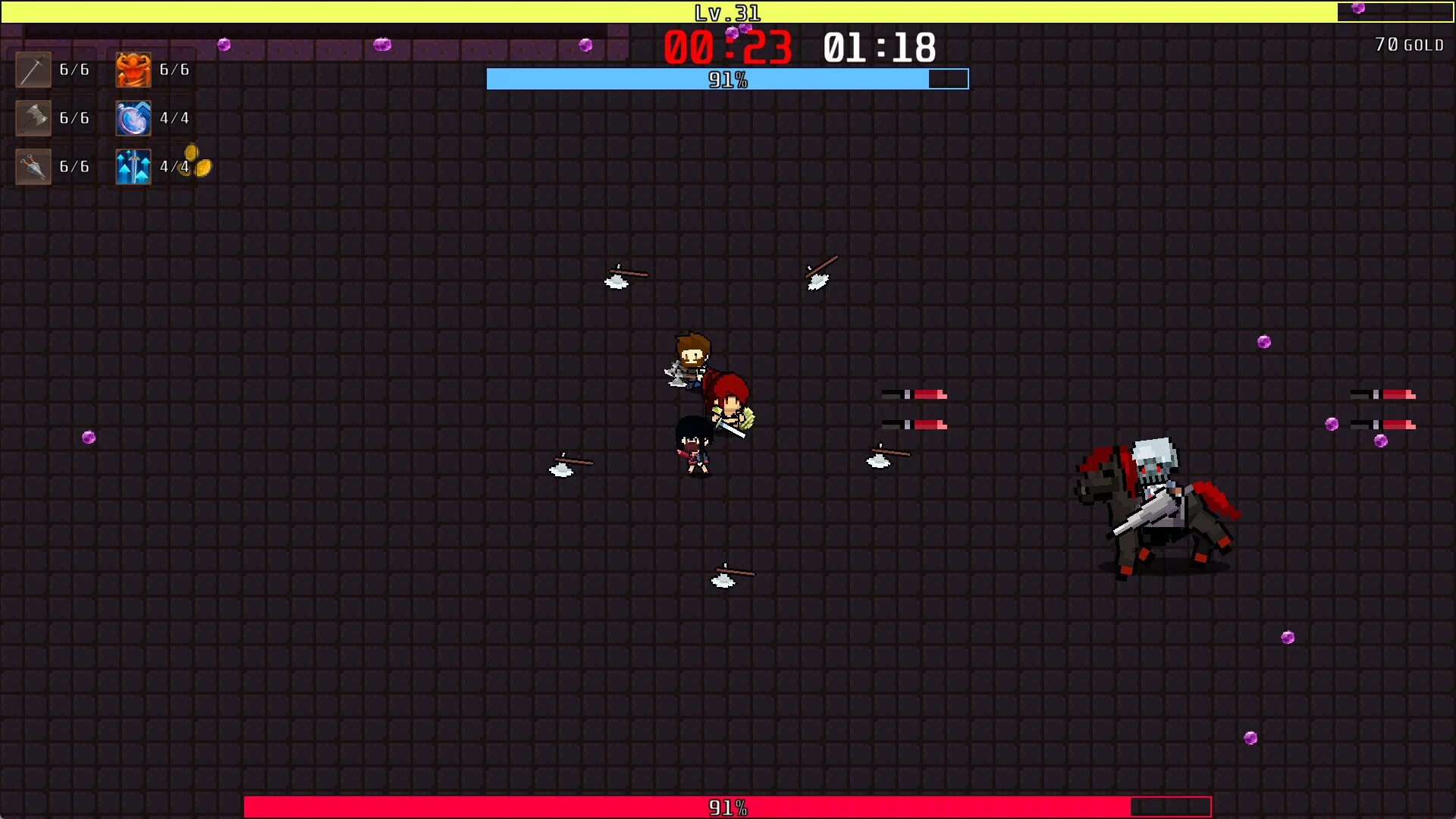 Изображение игры: MAZE SURVIVORS
