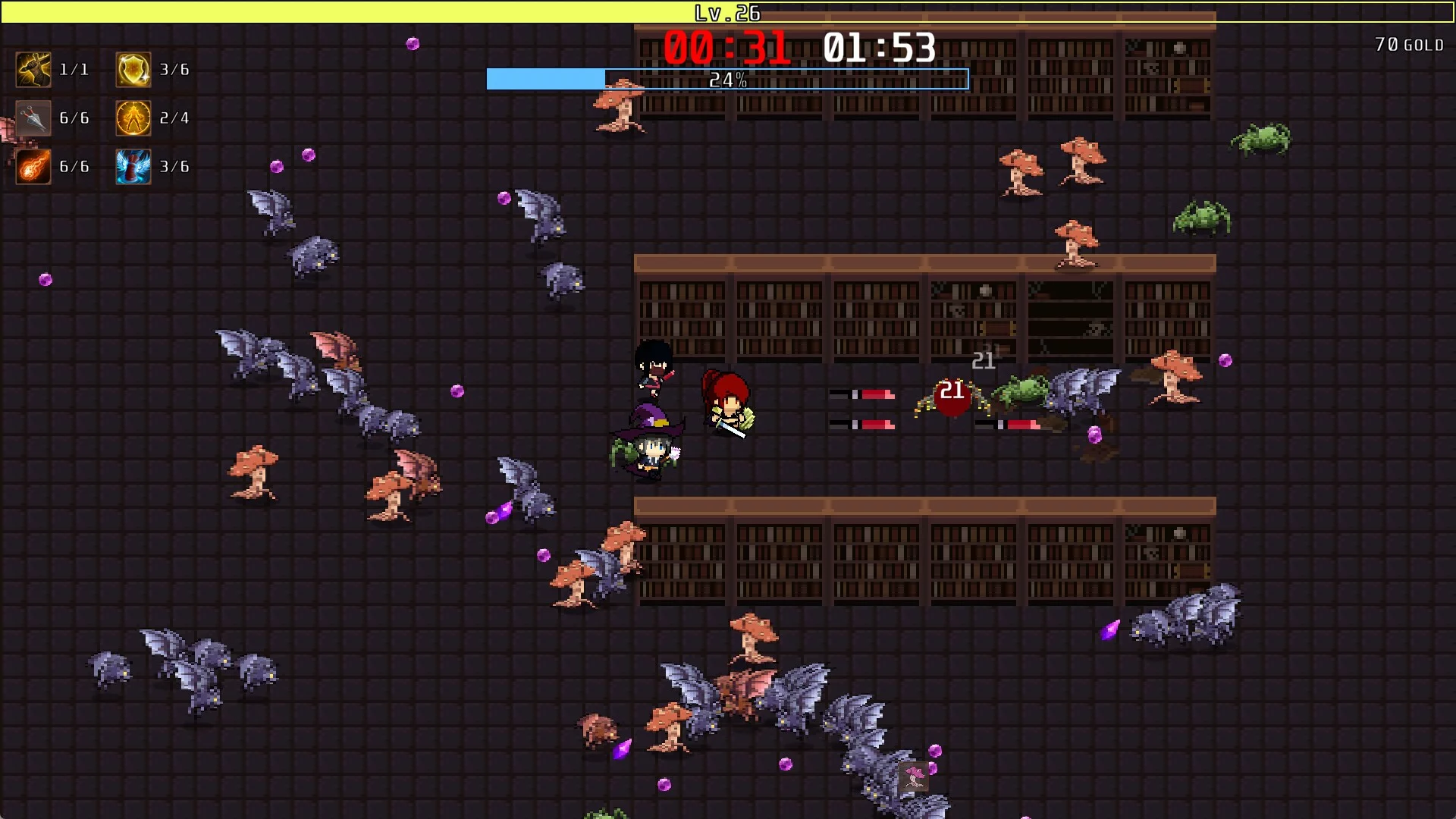 Изображение игры: MAZE SURVIVORS