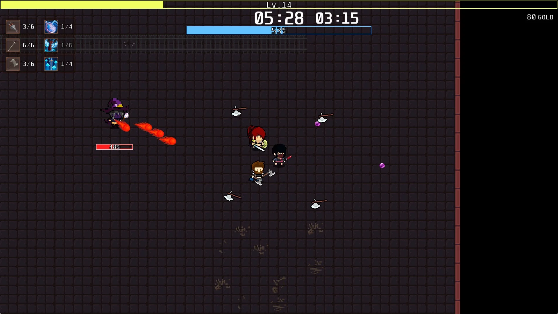 Изображение игры: MAZE SURVIVORS