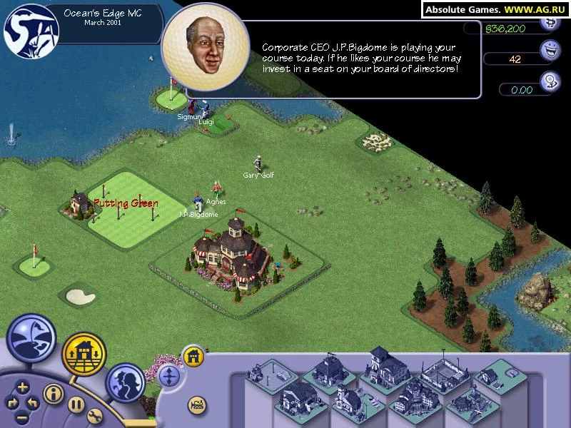 Изображение игры: Sid Meier's SimGolf
