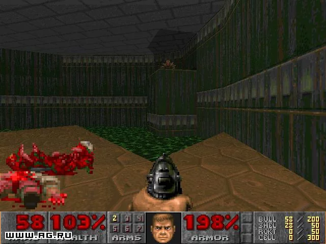 Изображение игры: Doom for Windows