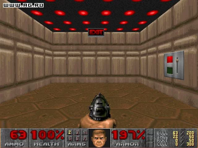 Изображение игры: Doom for Windows