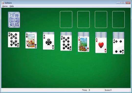 Изображение игры: Solitaire (1990)
