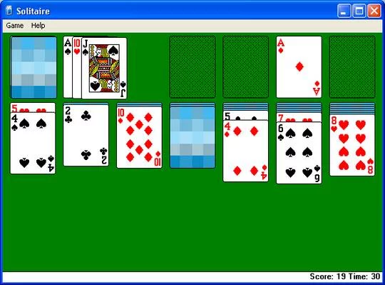 Изображение игры: Solitaire (1990)
