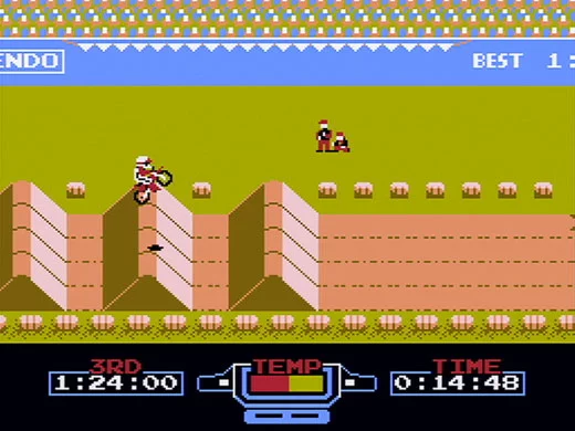 Изображение игры: Excitebike
