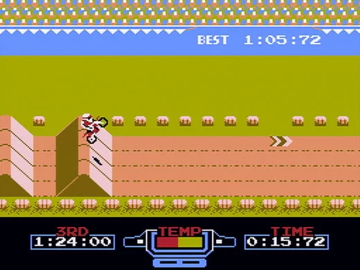 Изображение игры: Excitebike