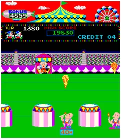 Изображение игры: Circus Charlie