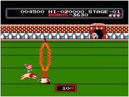 Изображение игры: Circus Charlie