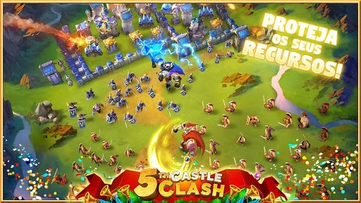 Изображение игры: Castle Clash: Pelotão Valente