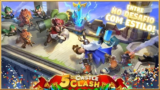 Изображение игры: Castle Clash: Pelotão Valente