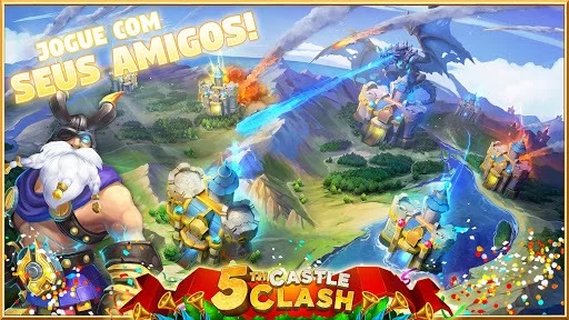 Изображение игры: Castle Clash: Pelotão Valente