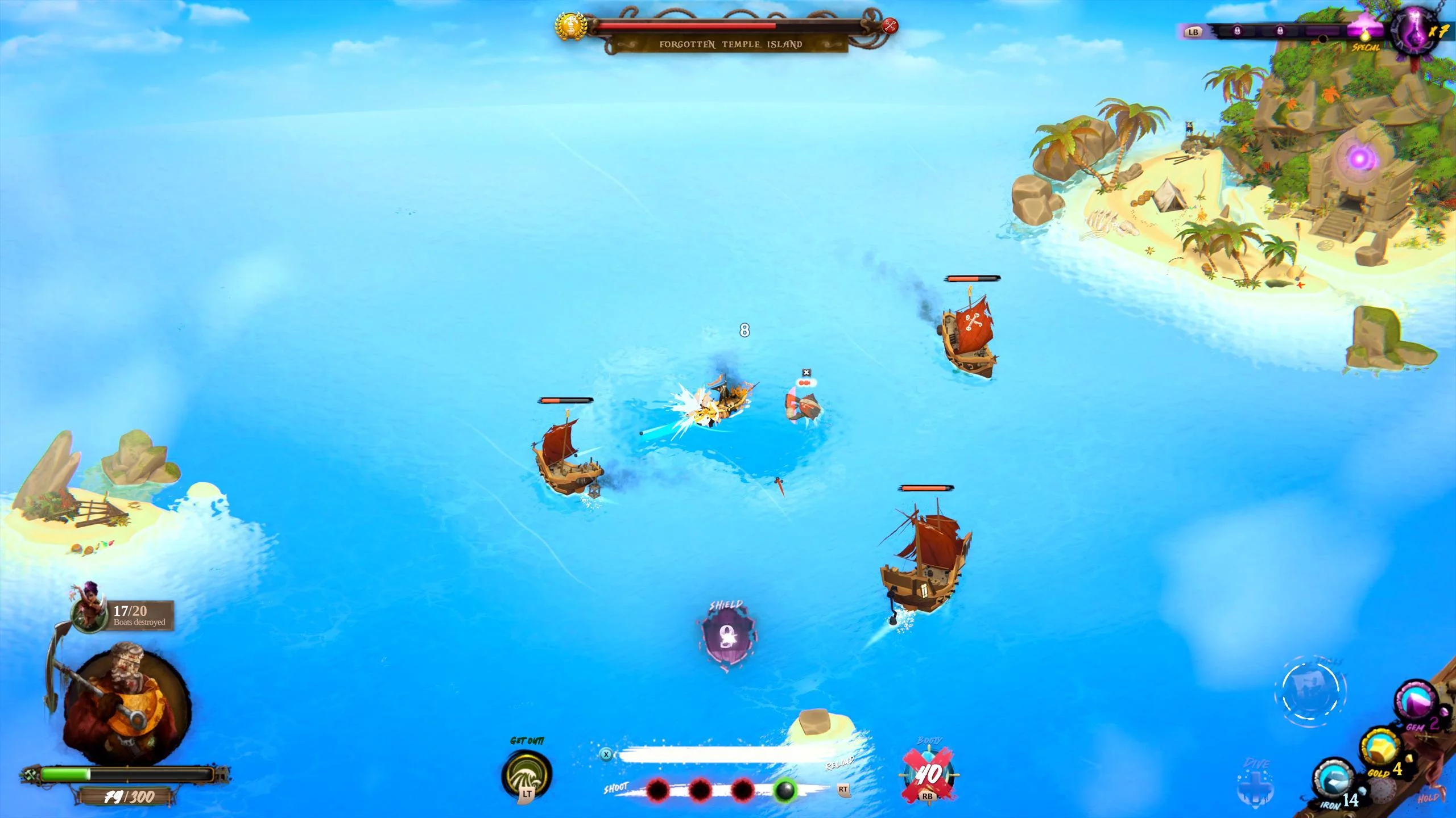Изображение игры: Pirates: Rogue's Fortune