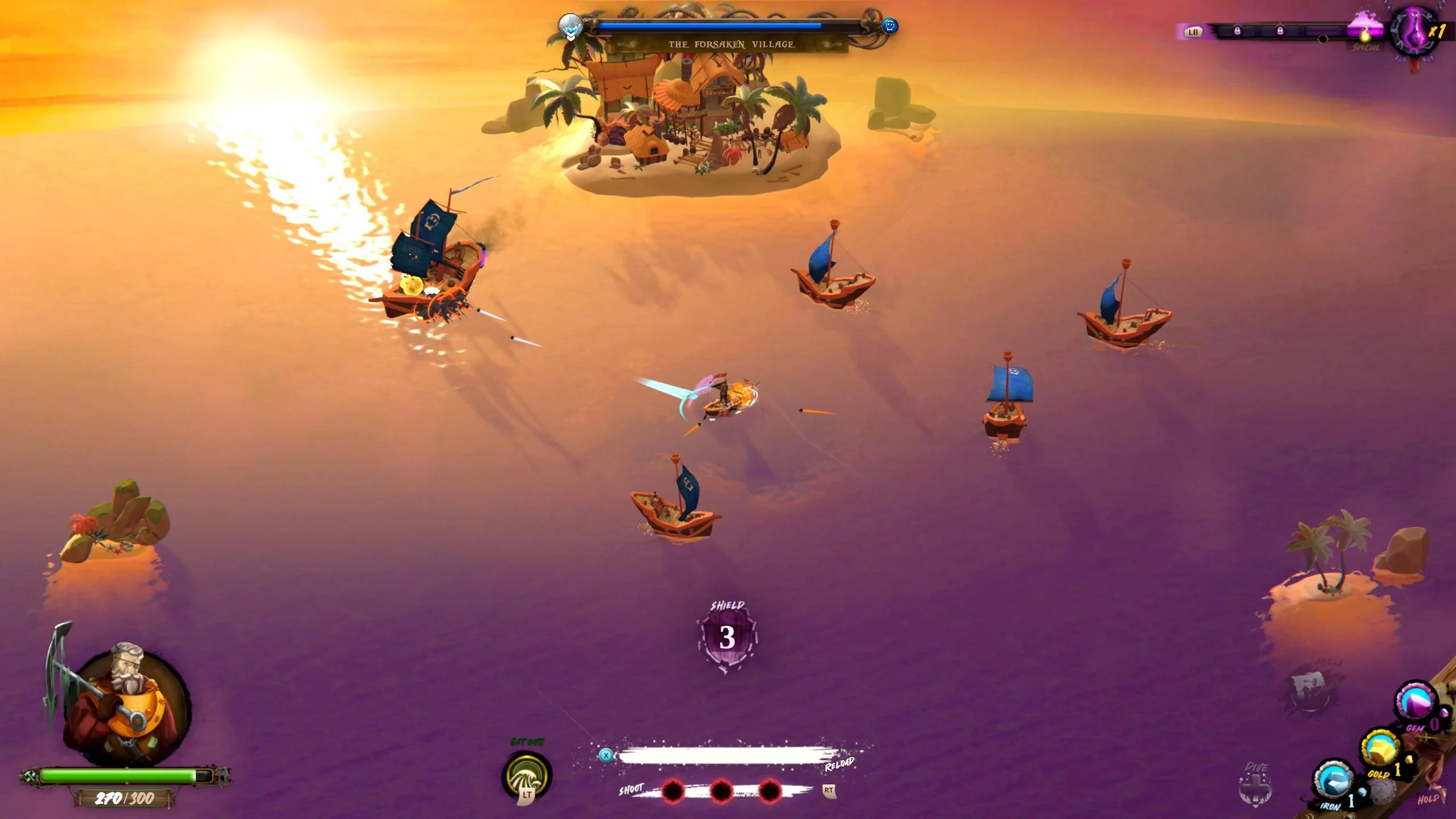 Изображение игры: Pirates: Rogue's Fortune