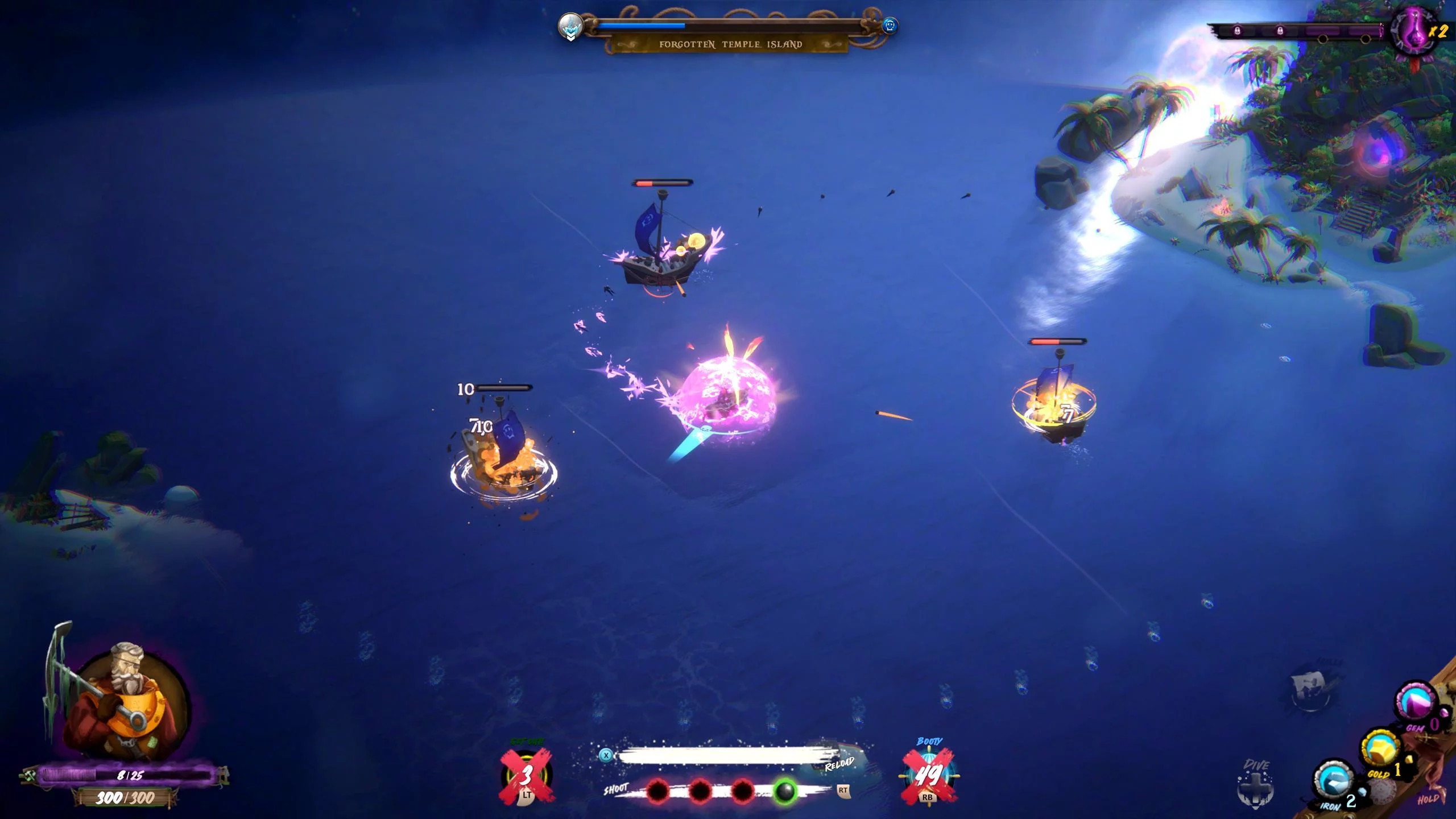Изображение игры: Pirates: Rogue's Fortune
