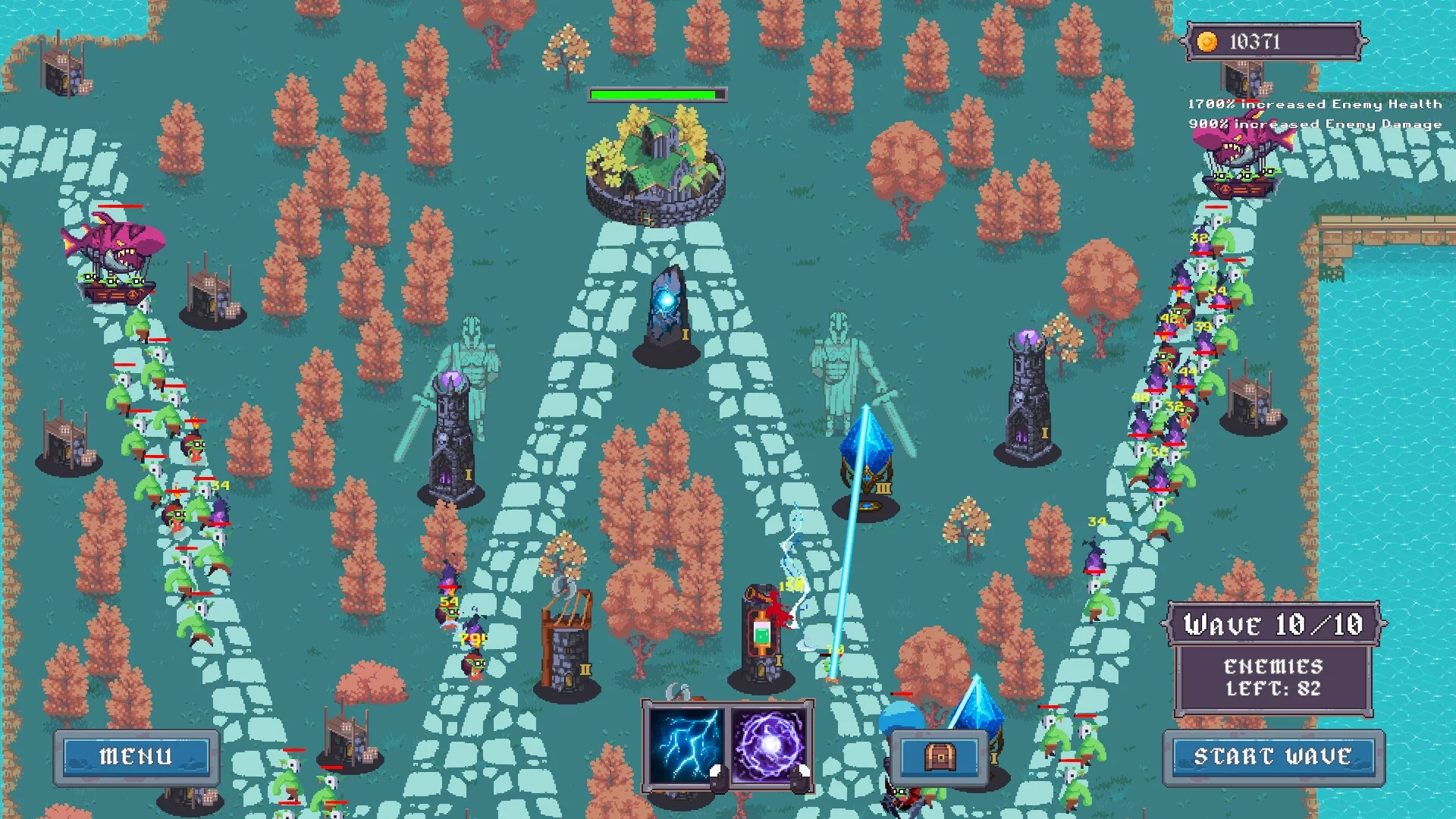 Изображение игры: Goblin Buster: Incremental Tower Defense