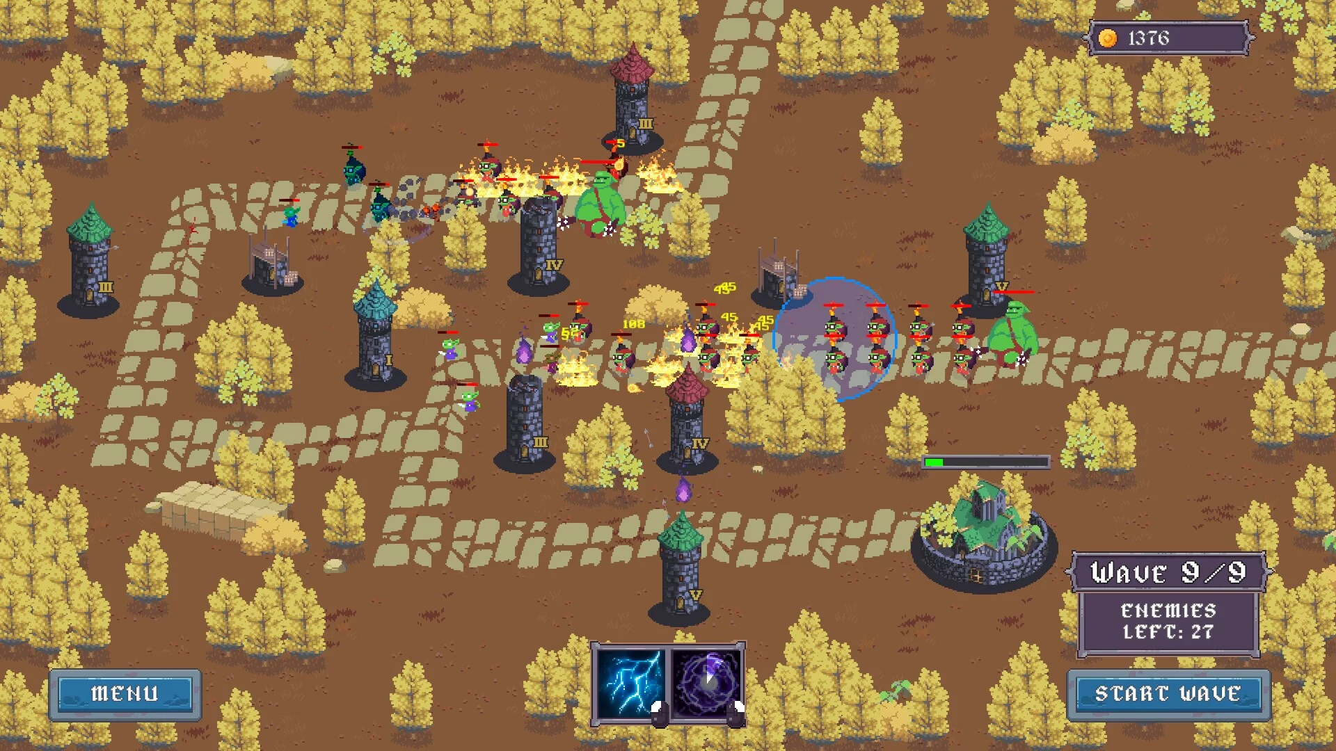 Изображение игры: Goblin Buster: Incremental Tower Defense