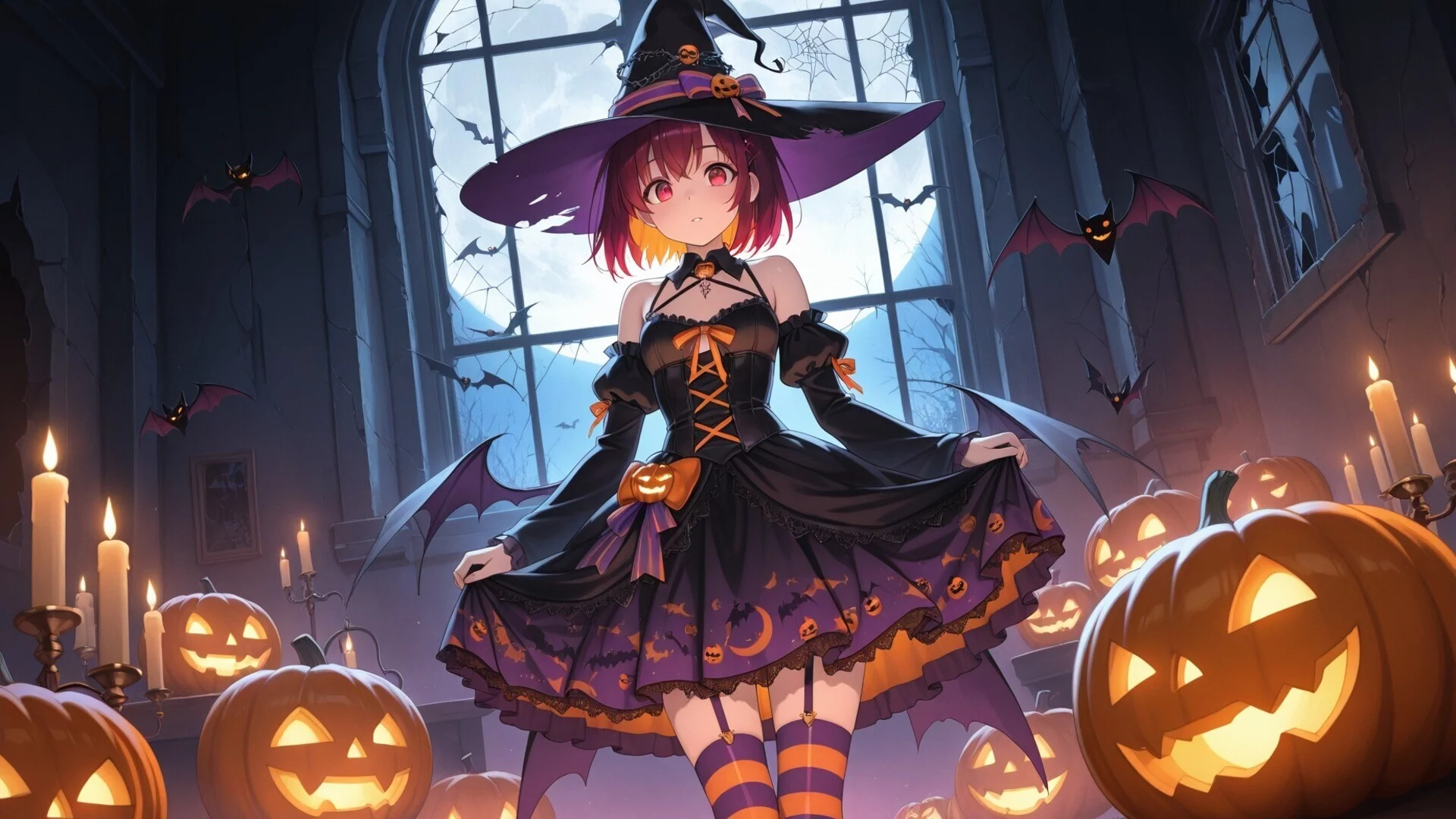 Изображение игры: Halloween Waifu