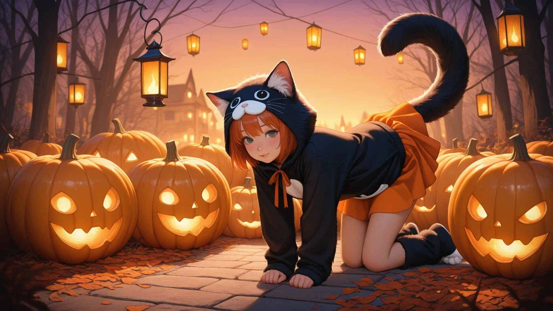 Изображение игры: Halloween Waifu