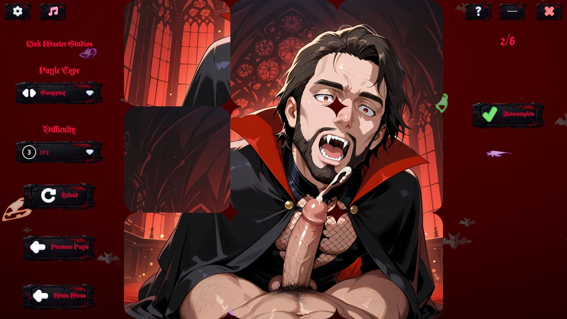 Изображение игры: Bussy Master: Count Fuckula's Cum Castle
