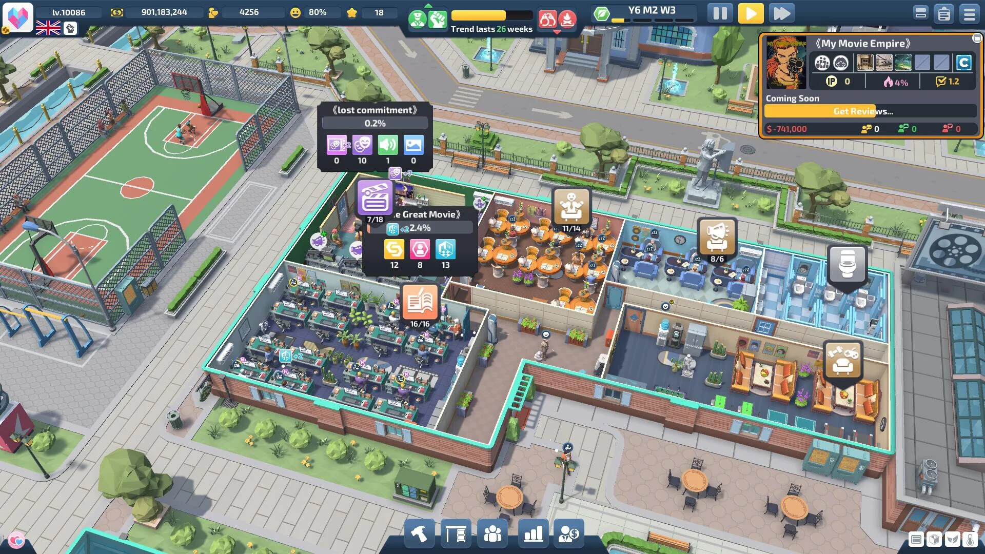 Изображение игры: Super Movie Tycoon