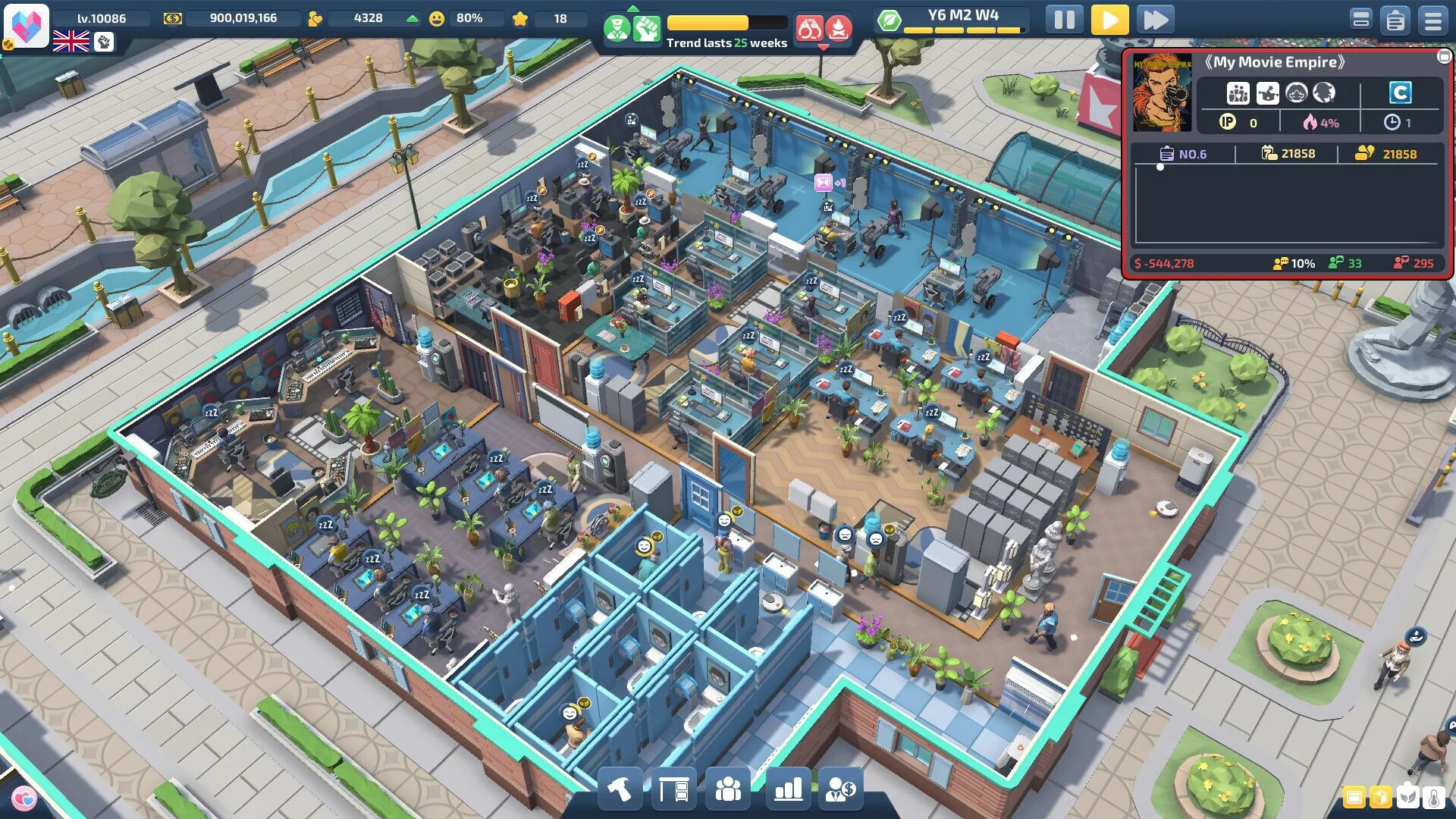 Изображение игры: Super Movie Tycoon