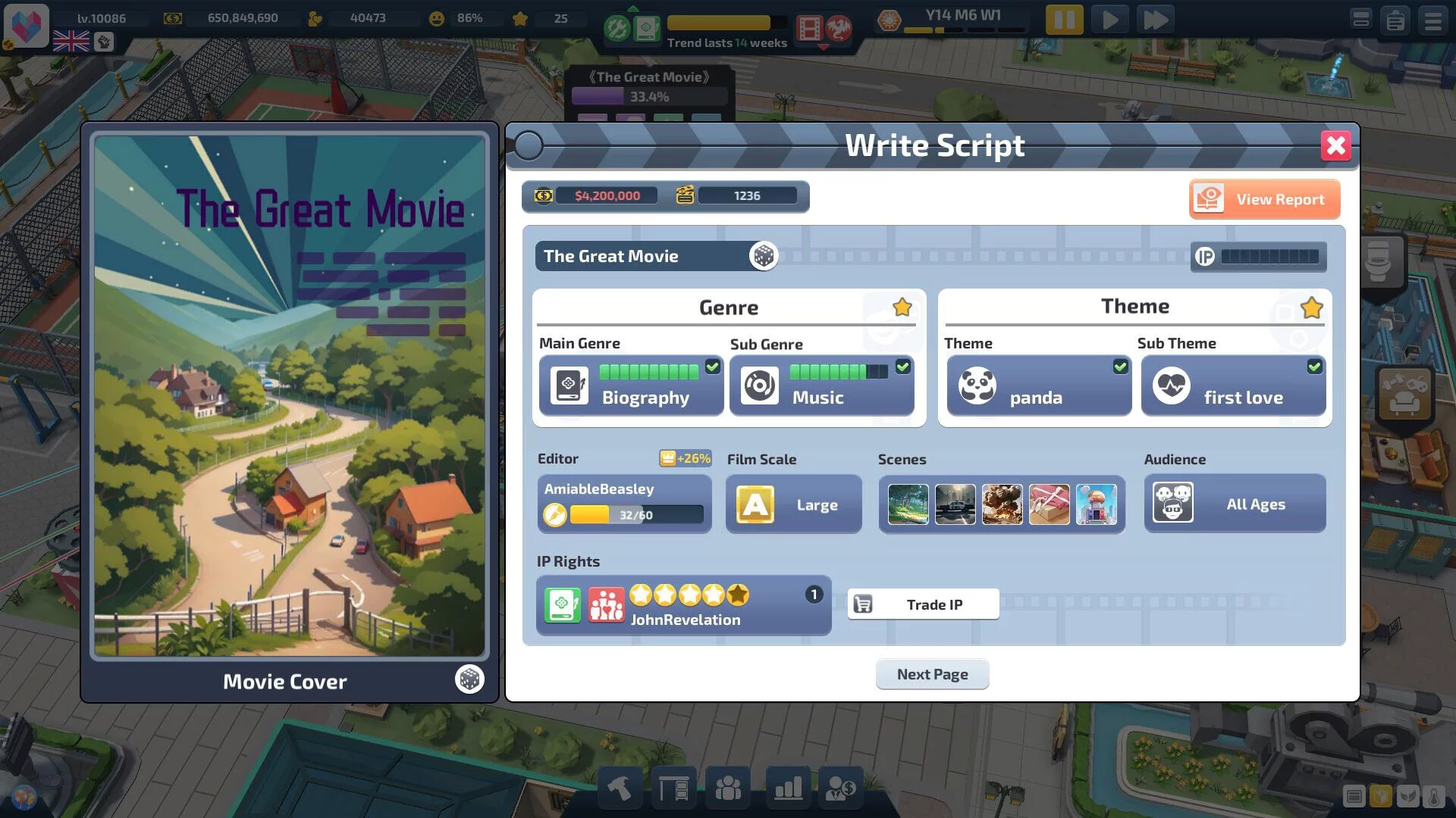 Изображение игры: Super Movie Tycoon