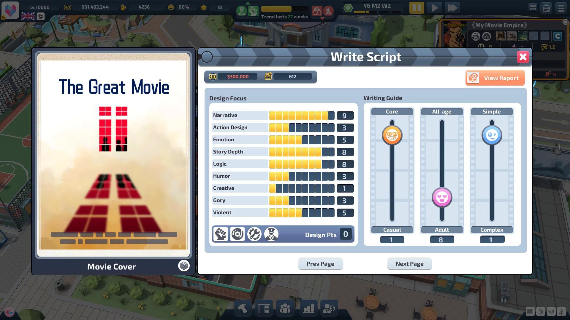 Изображение игры: Super Movie Tycoon
