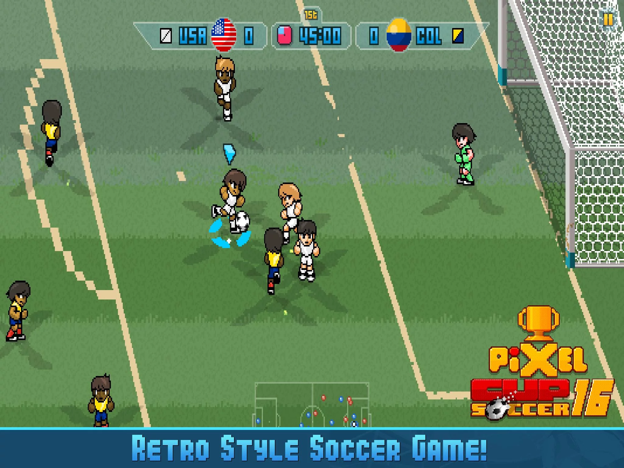 Изображение игры: Pixel Cup Soccer 16