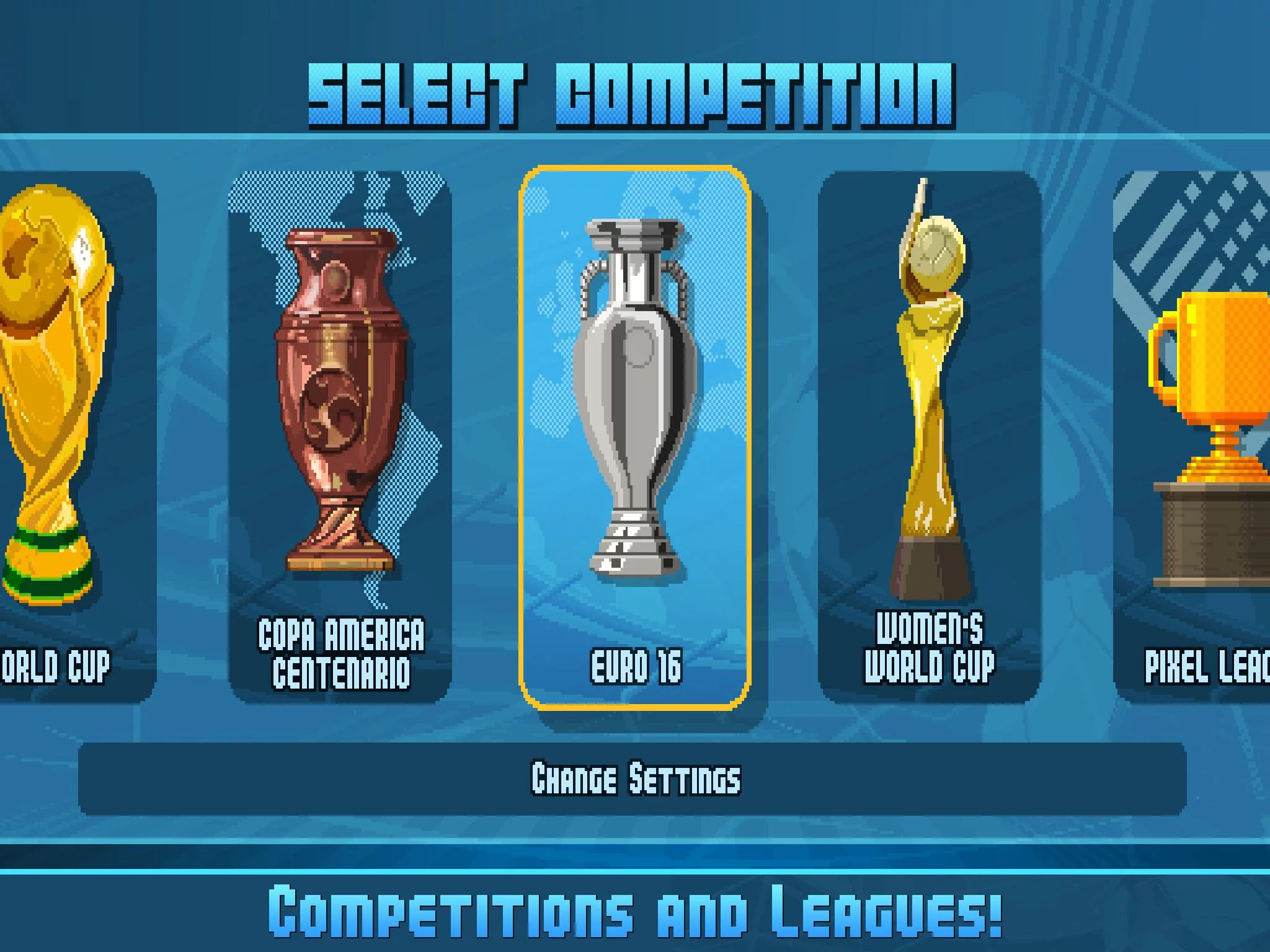 Изображение игры: Pixel Cup Soccer 16