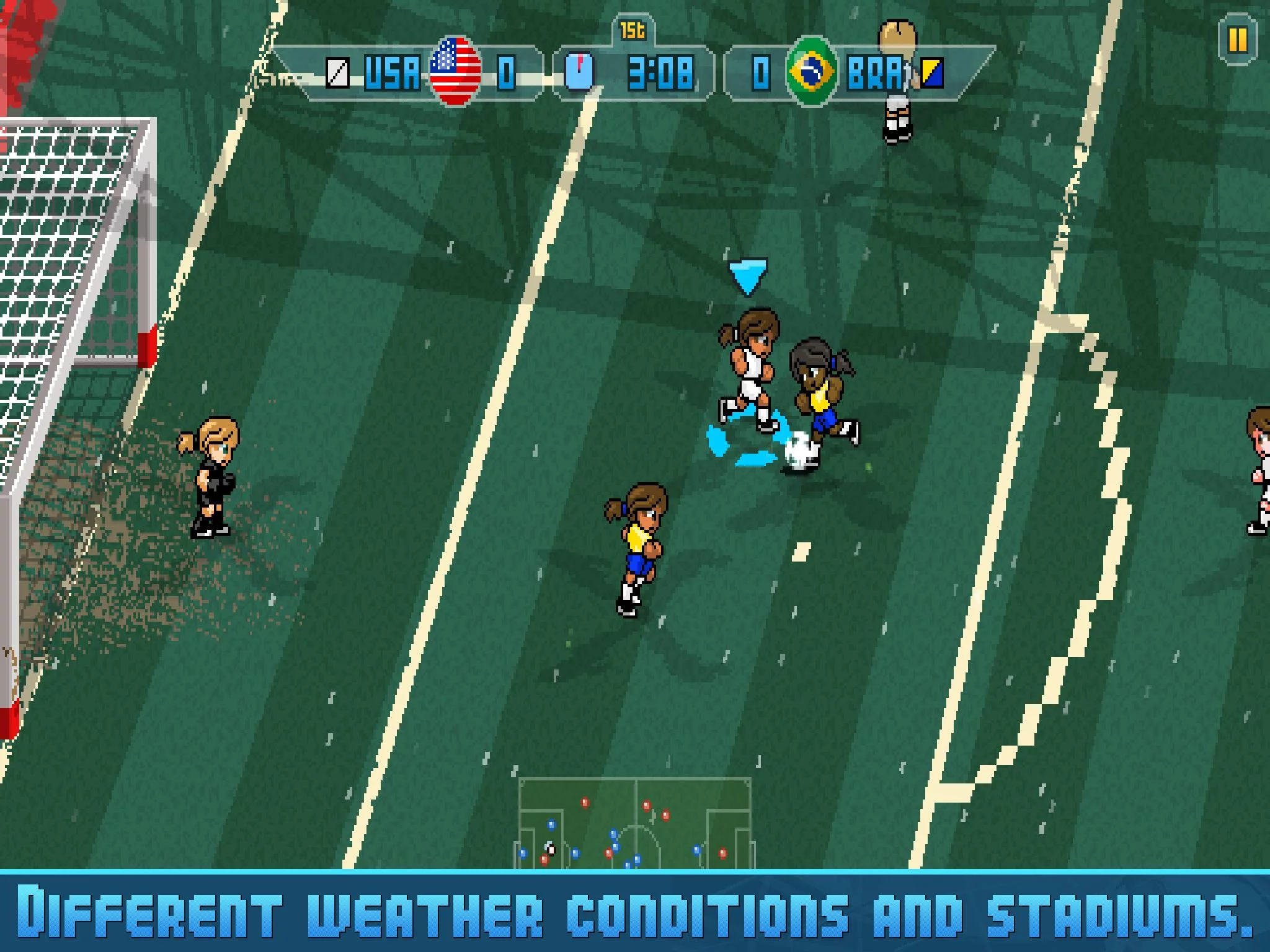 Изображение игры: Pixel Cup Soccer 16
