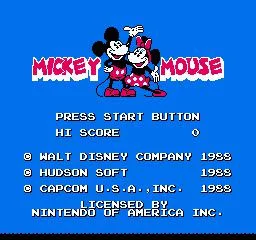 Изображение игры: Mickey Mousecapade