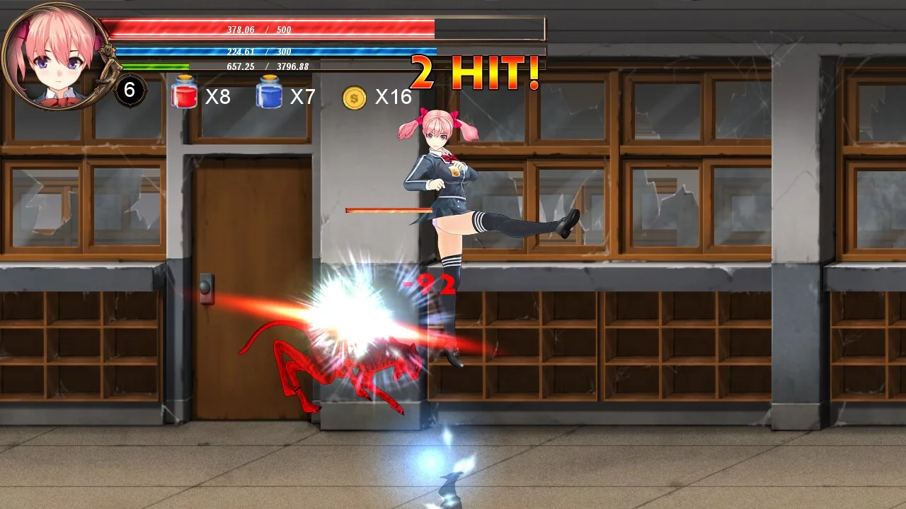 Изображение игры: FIGHTING GIRL SAKURA-R