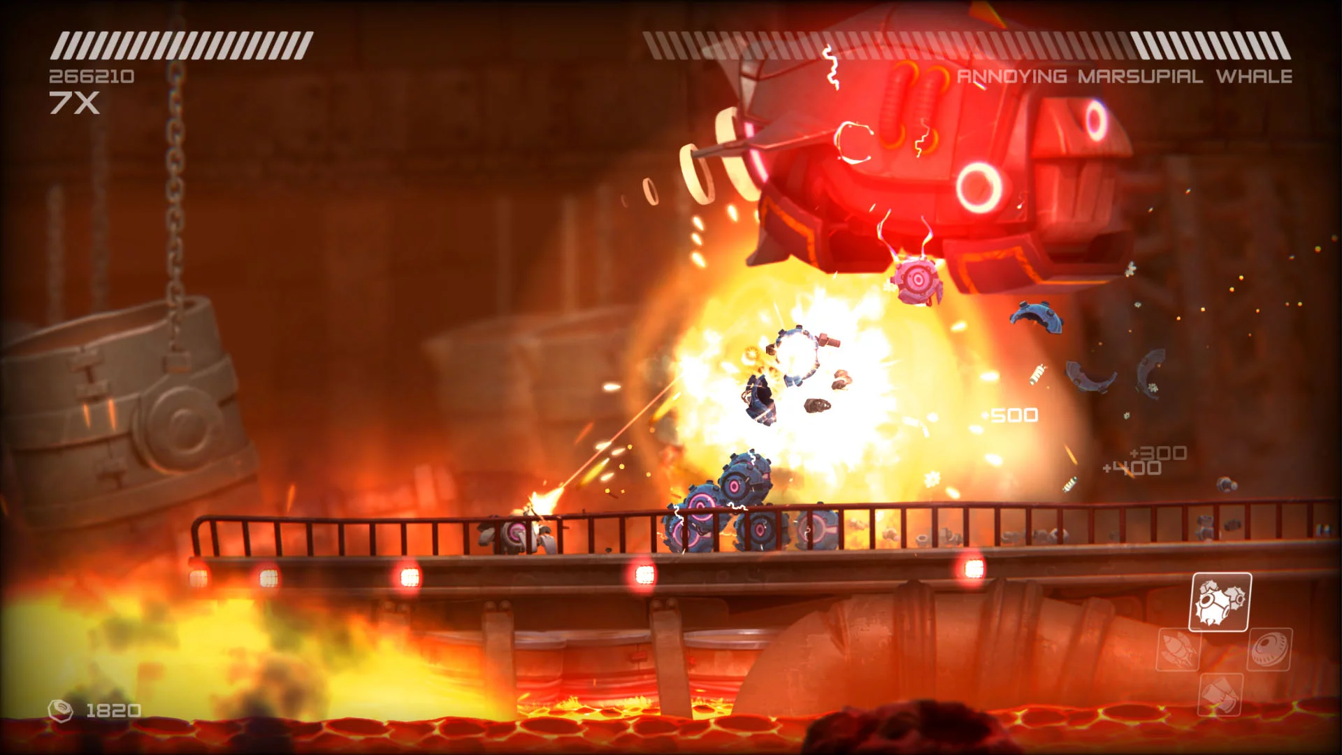 Изображение игры: RIVE: Wreck, Hack, Die, Retry!