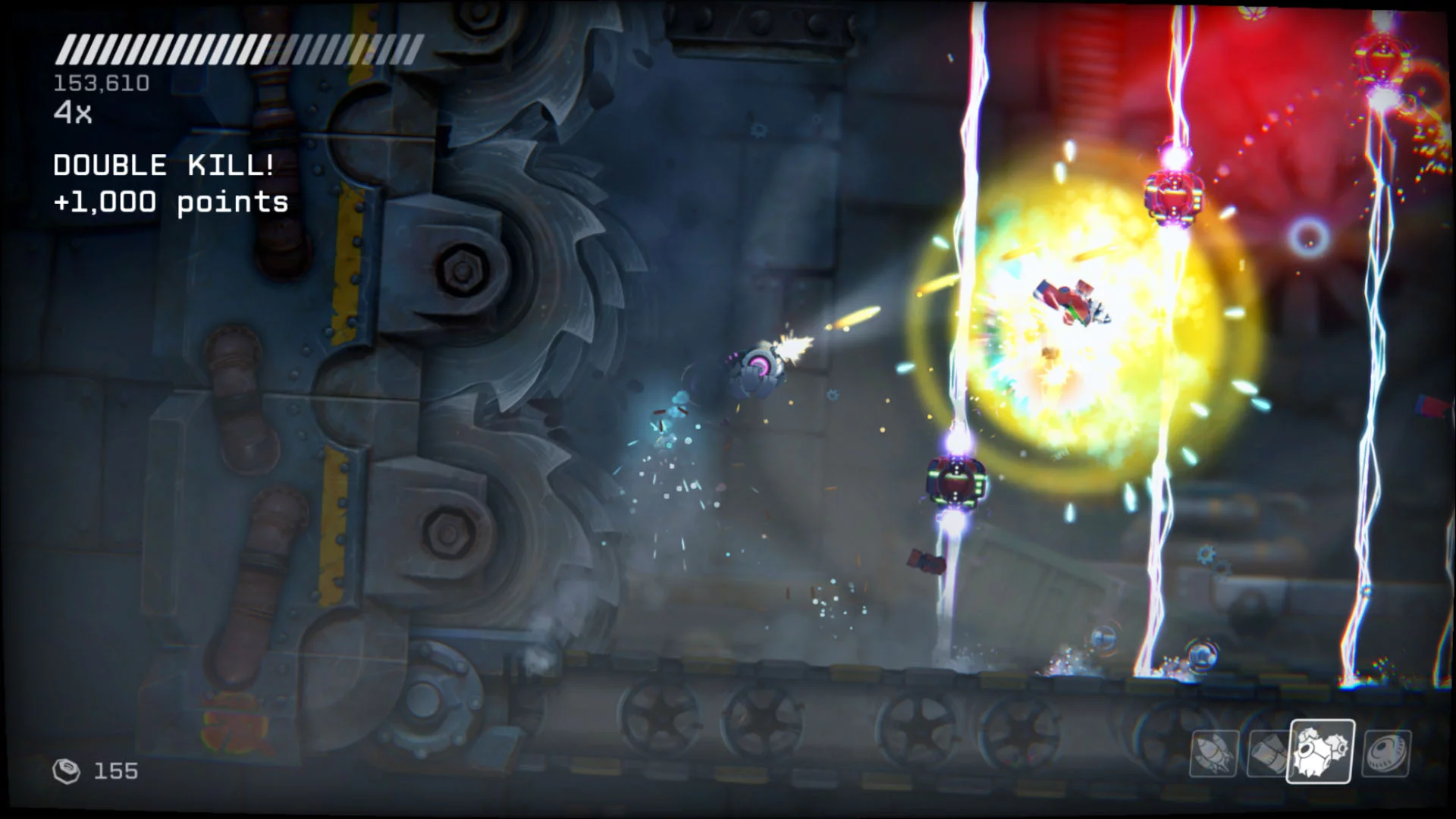 Изображение игры: RIVE: Wreck, Hack, Die, Retry!