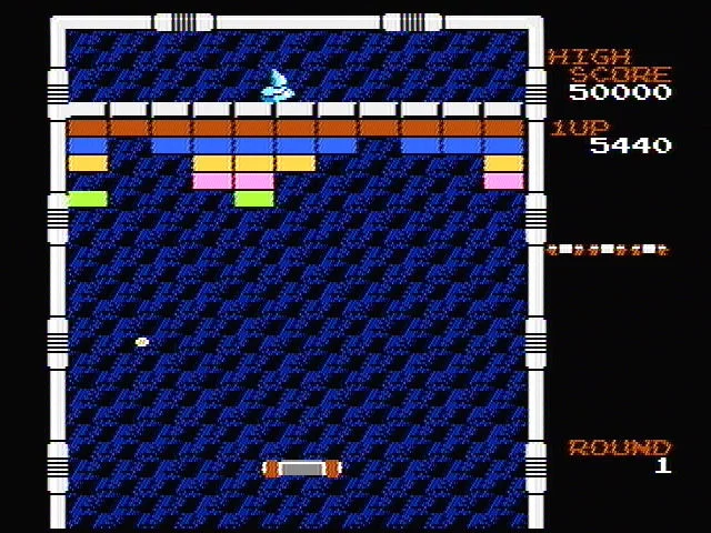 Изображение игры: Arkanoid (1986)