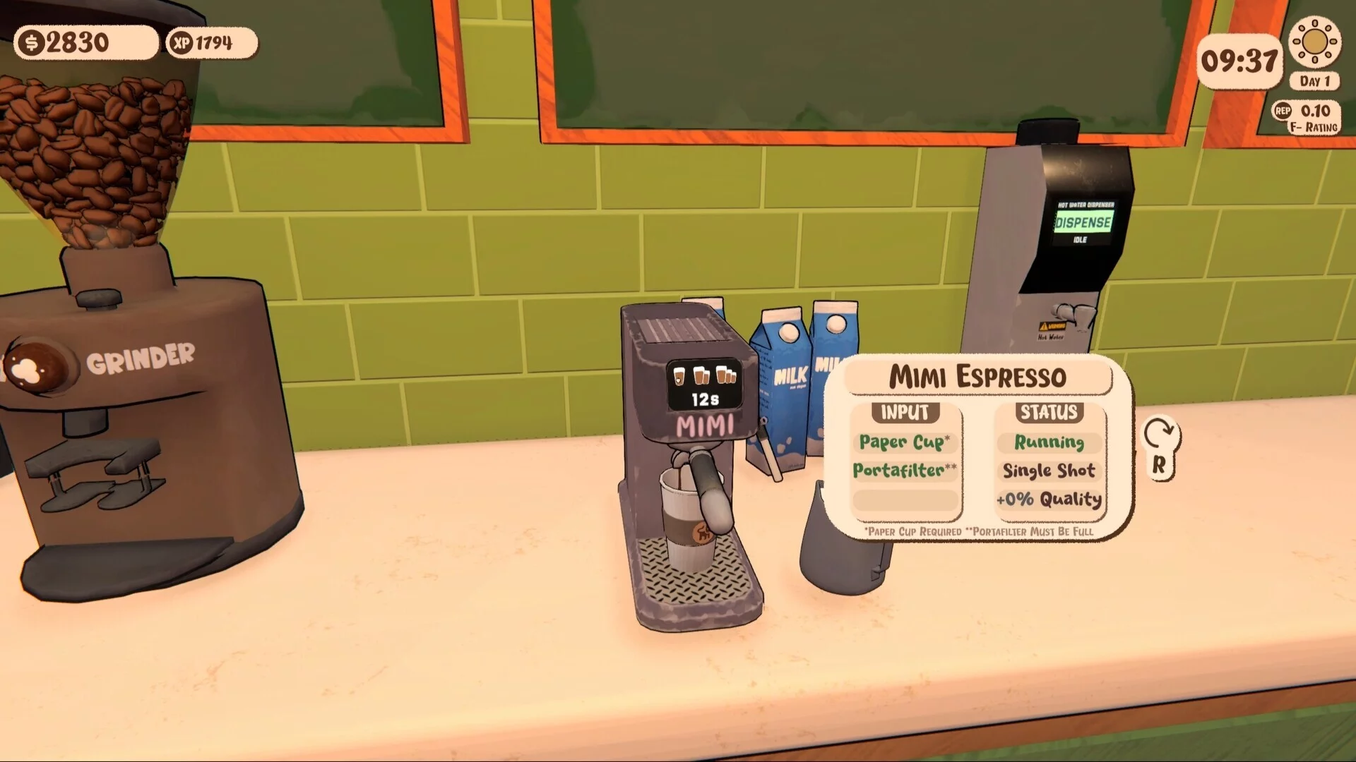 Изображение игры: Coffie Simulator - Prologue