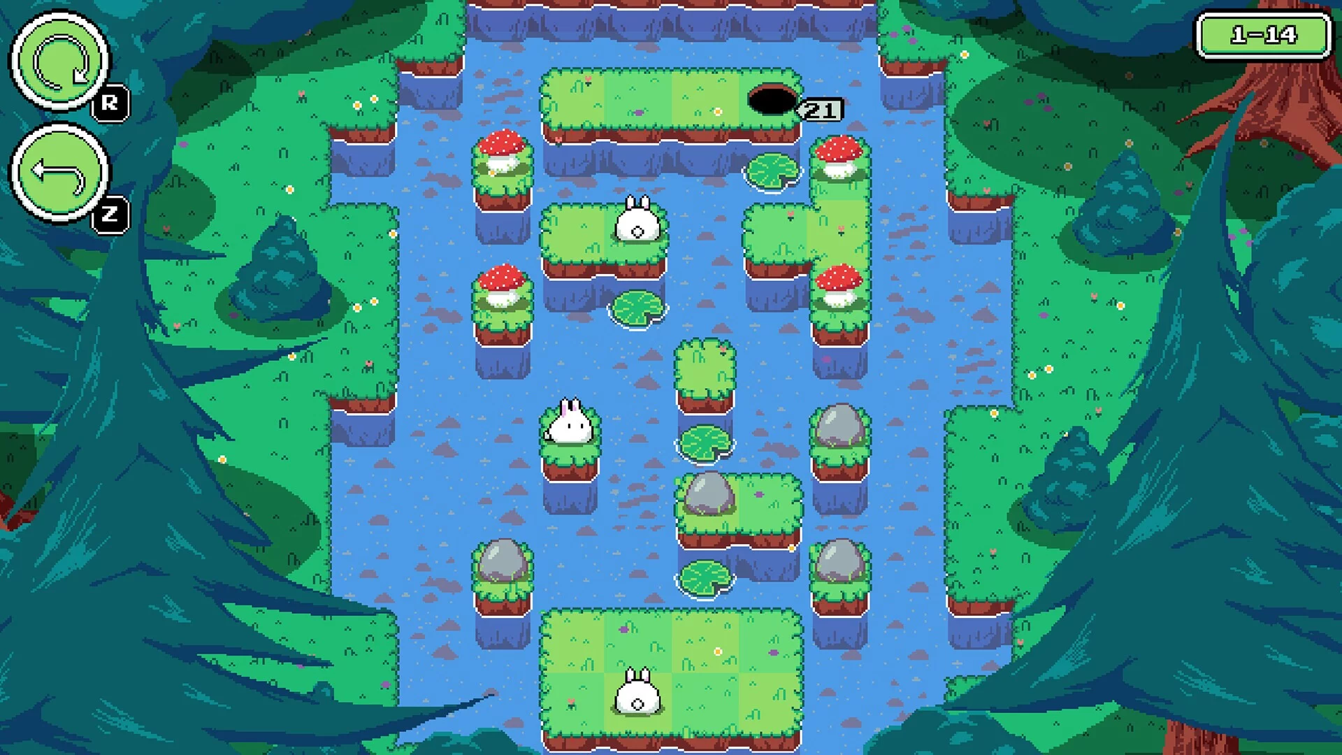 Изображение игры: Rabbit's Hop