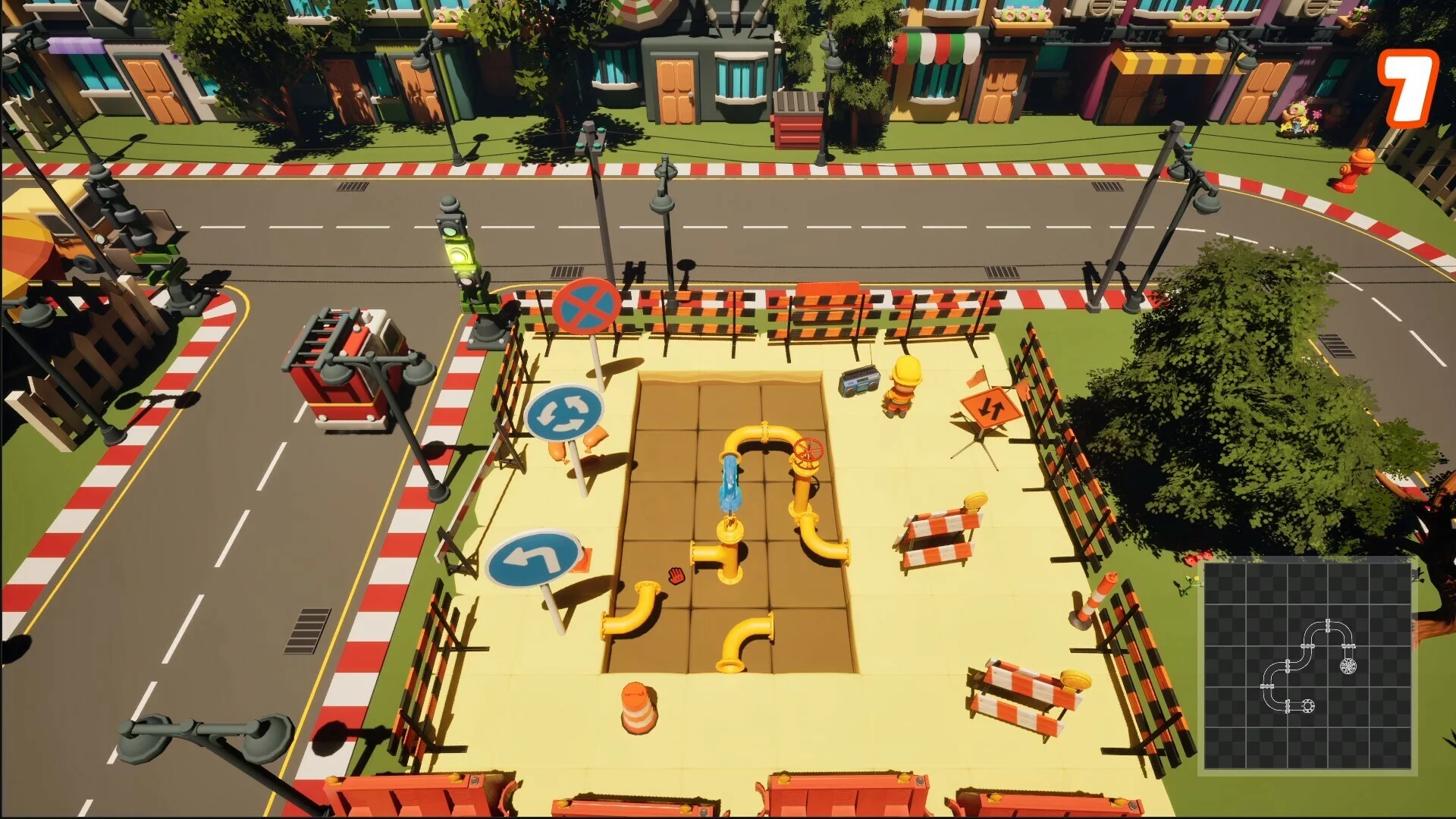 Изображение игры: Pipeworks Puzzle