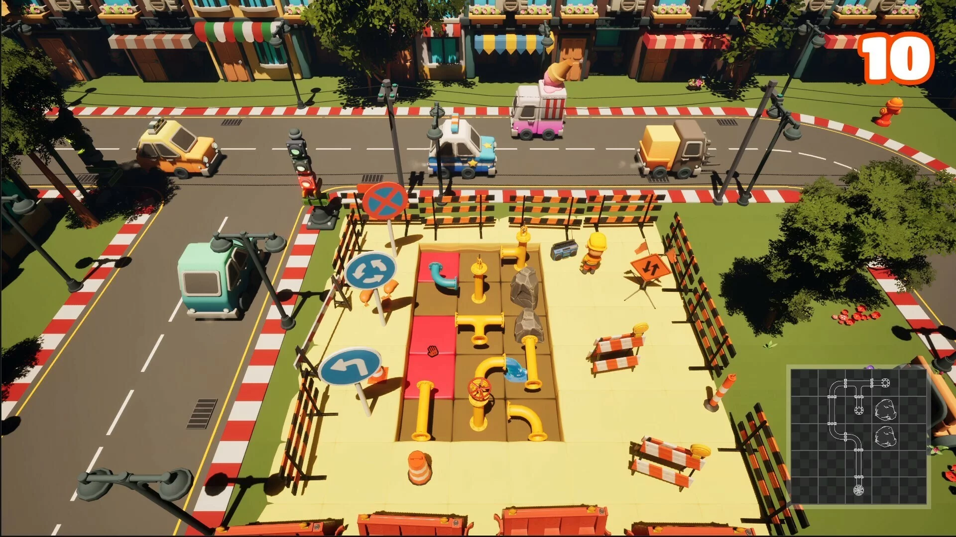 Изображение игры: Pipeworks Puzzle