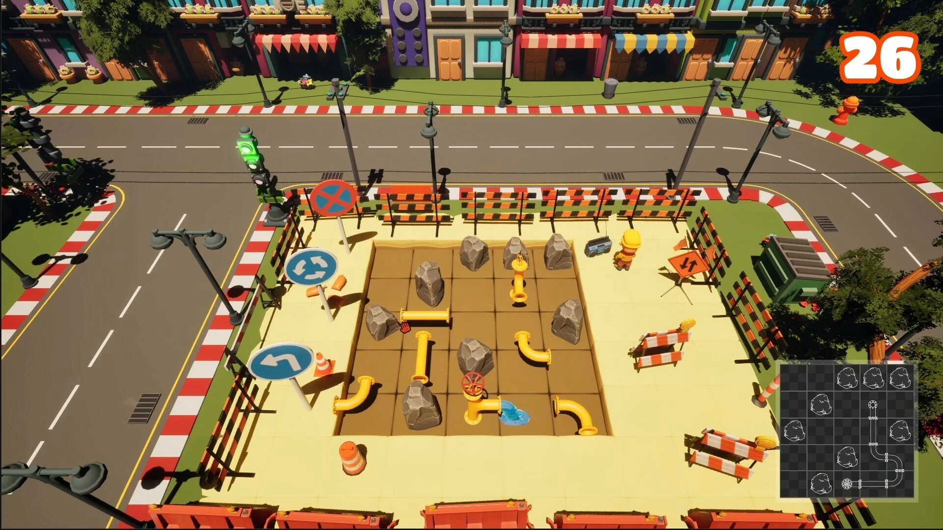 Изображение игры: Pipeworks Puzzle