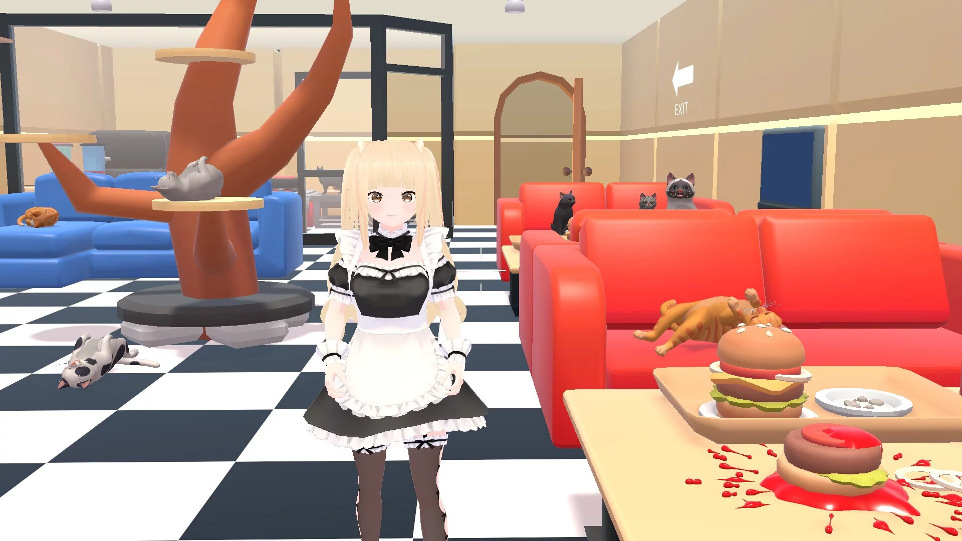 Изображение игры: Anomyeowly: Uncover the anomalies with the cat-eared maid