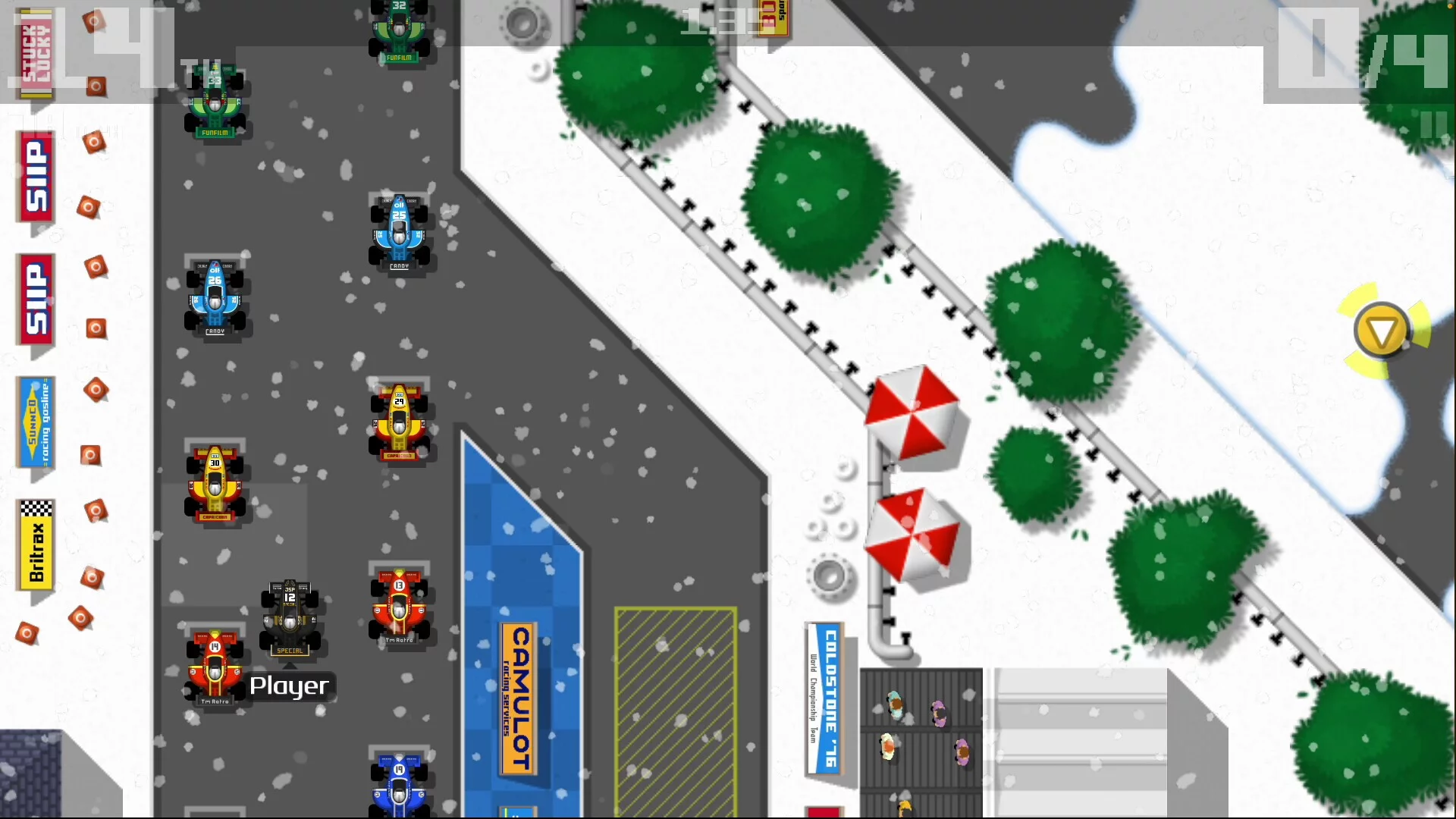 Изображение игры: Retro Racing 2