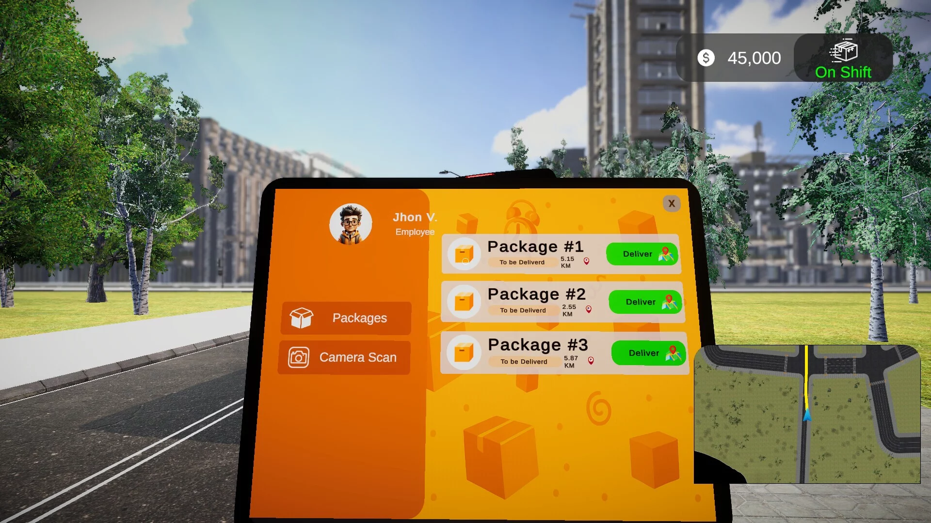 Изображение игры: Courier Life Simulator