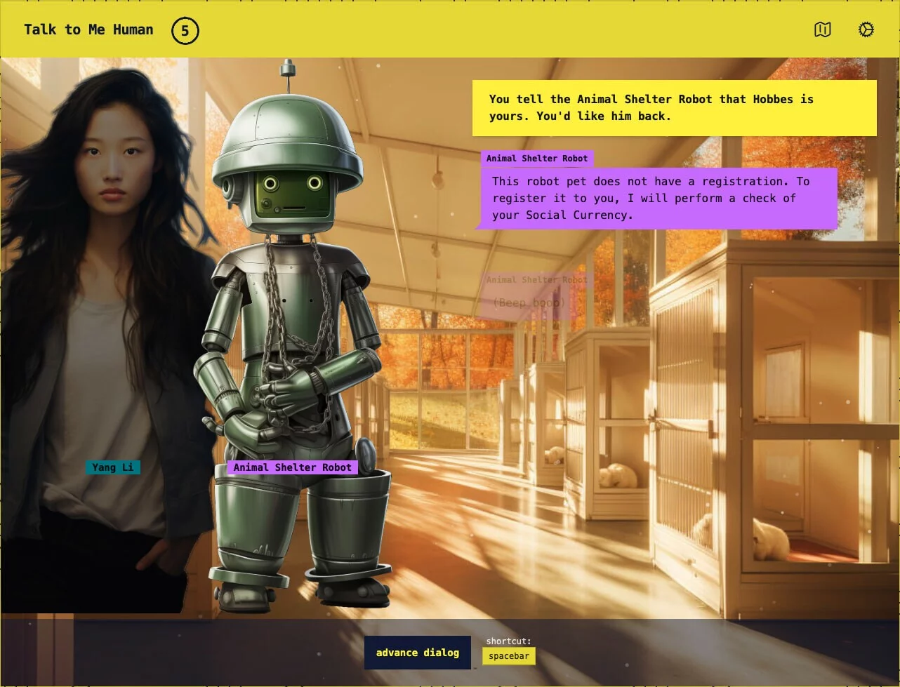 Изображение игры: Talk to Me Human