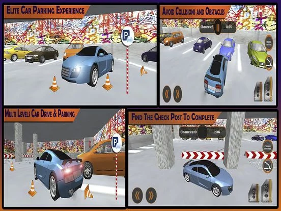 Изображение игры: Extreme Multi Level Parking: The real Driving Test