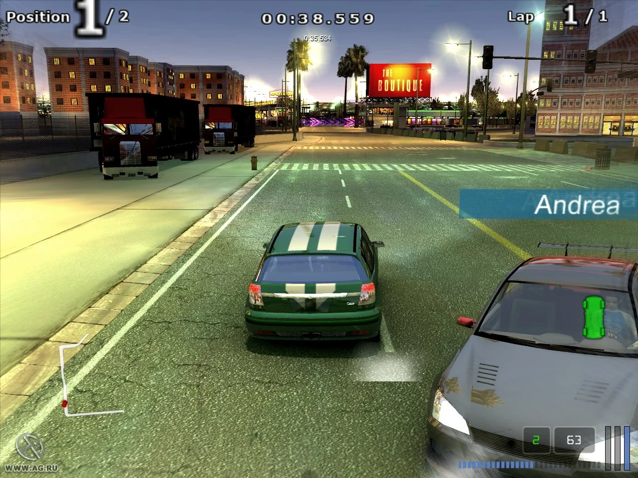 Изображение игры: LA Street Racing