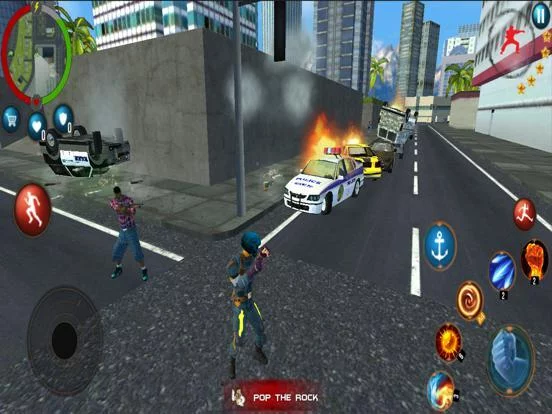 Изображение игры: Miami Rope Hero Crime Games