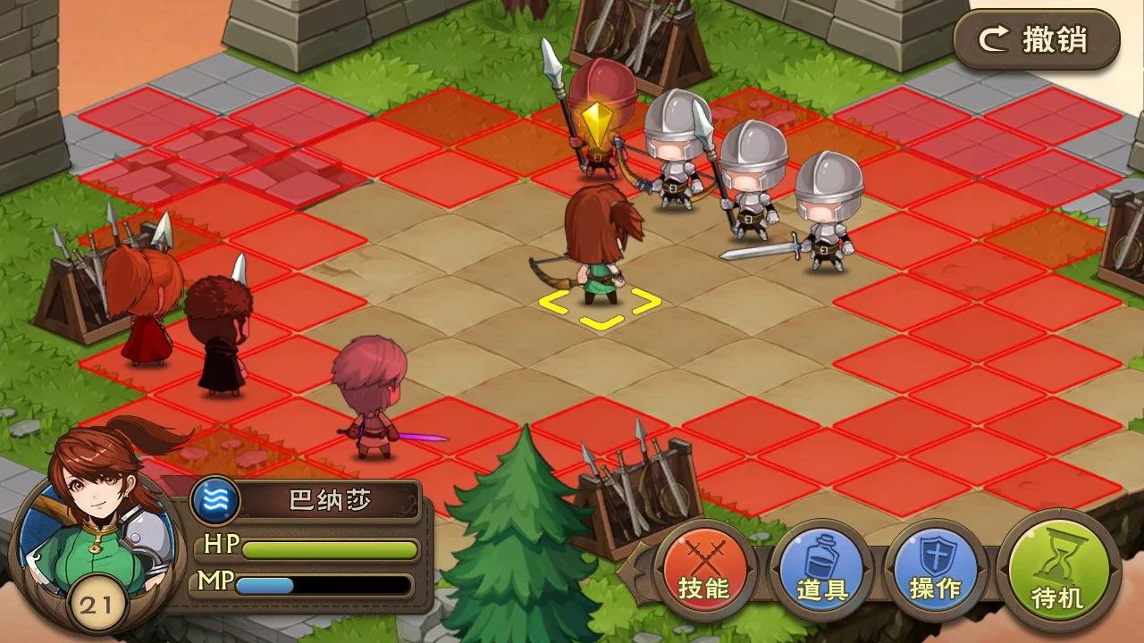 Изображение игры: 不惑英雄传(puzzled heroes)