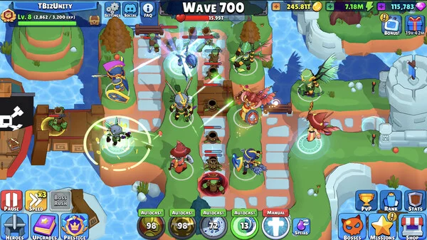 Изображение игры: Idle Hero TD